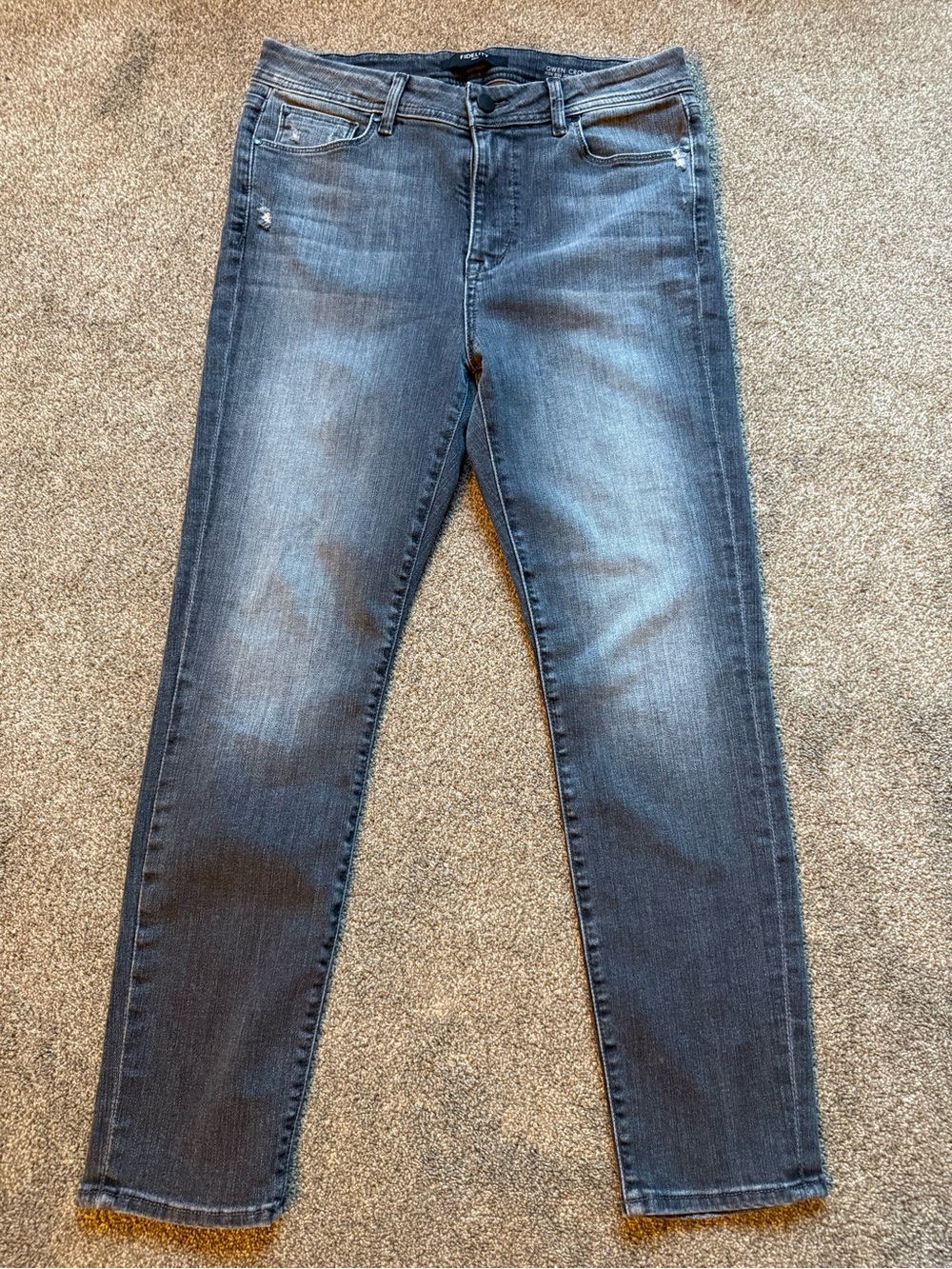 Fidelity Women's Skinny Jeans - Faded Blue Wash